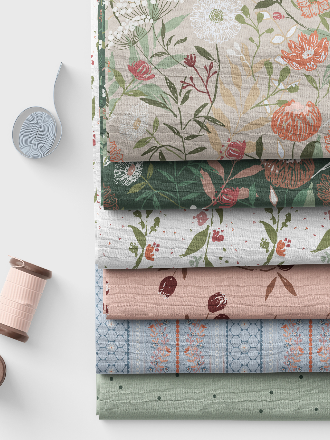 Atelier Botanique — A Hand-Painted Floral Pattern Collection