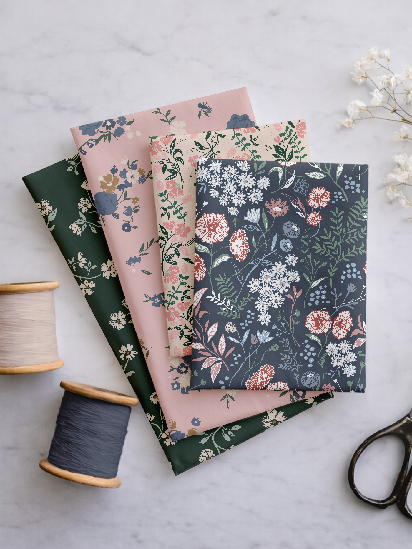 Floral Whisper — A Hand-Painted Floral Pattern Collection